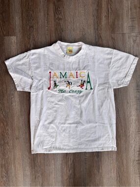 Vintage Jamaica Me Crazy Embroidered T-Shirt - size Small